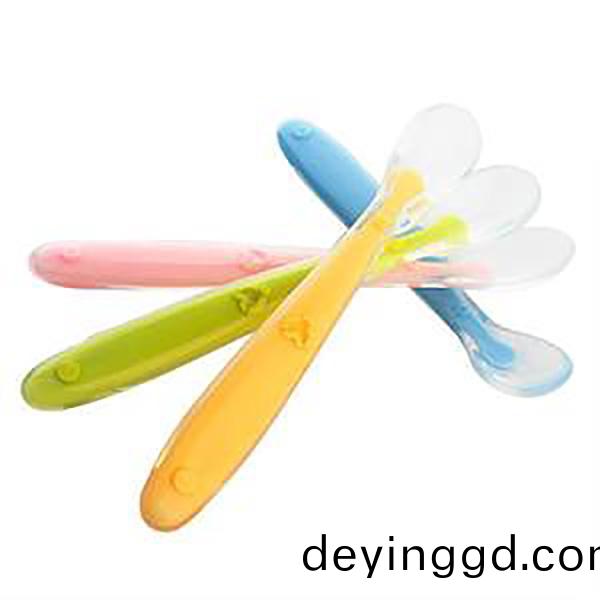 硅膠外包尼龍食品級嬰兒勺